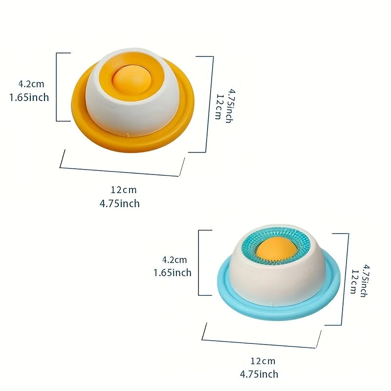 Silicone Slow Feeder Lick Mat for Cats and Dogs - Anxiety Relief Bowl Mat