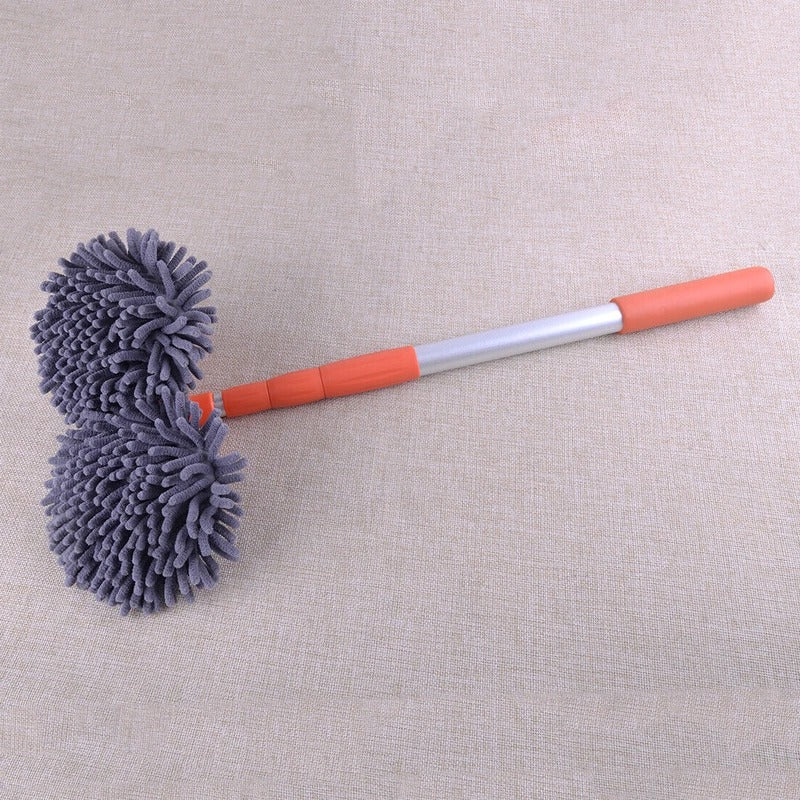 Car Wash Brush with 360° Rotating Head - Long Handle, Soft Bristle Cleaning Tool for Car, Truck, RV