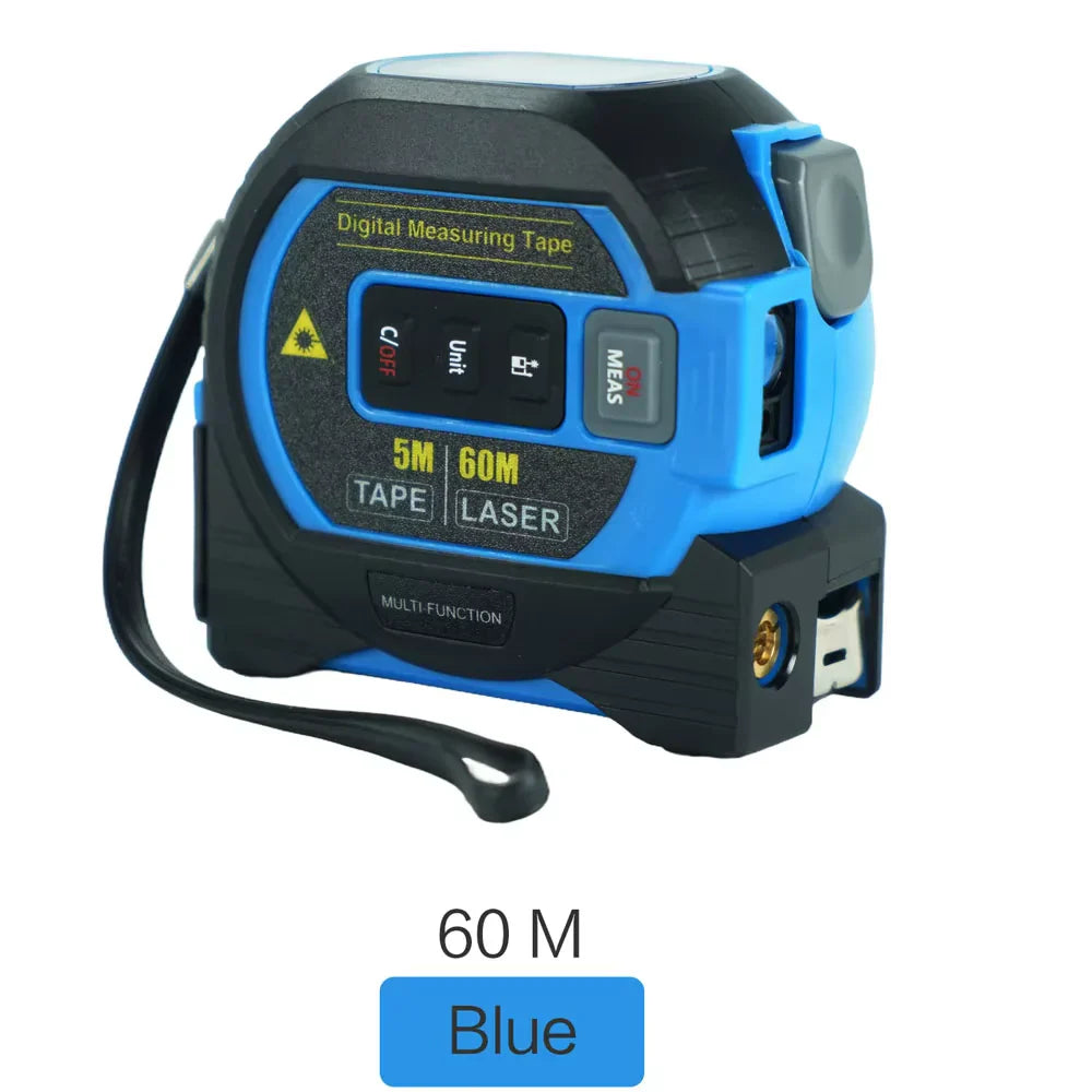 3-in-1 Digital Laser Tape Measure 40/60M - Infrared Distance Meter Tool