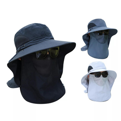 Wide Brim Sun Protection Fishing Hat - UPF50+ Outdoor Bucket Hat