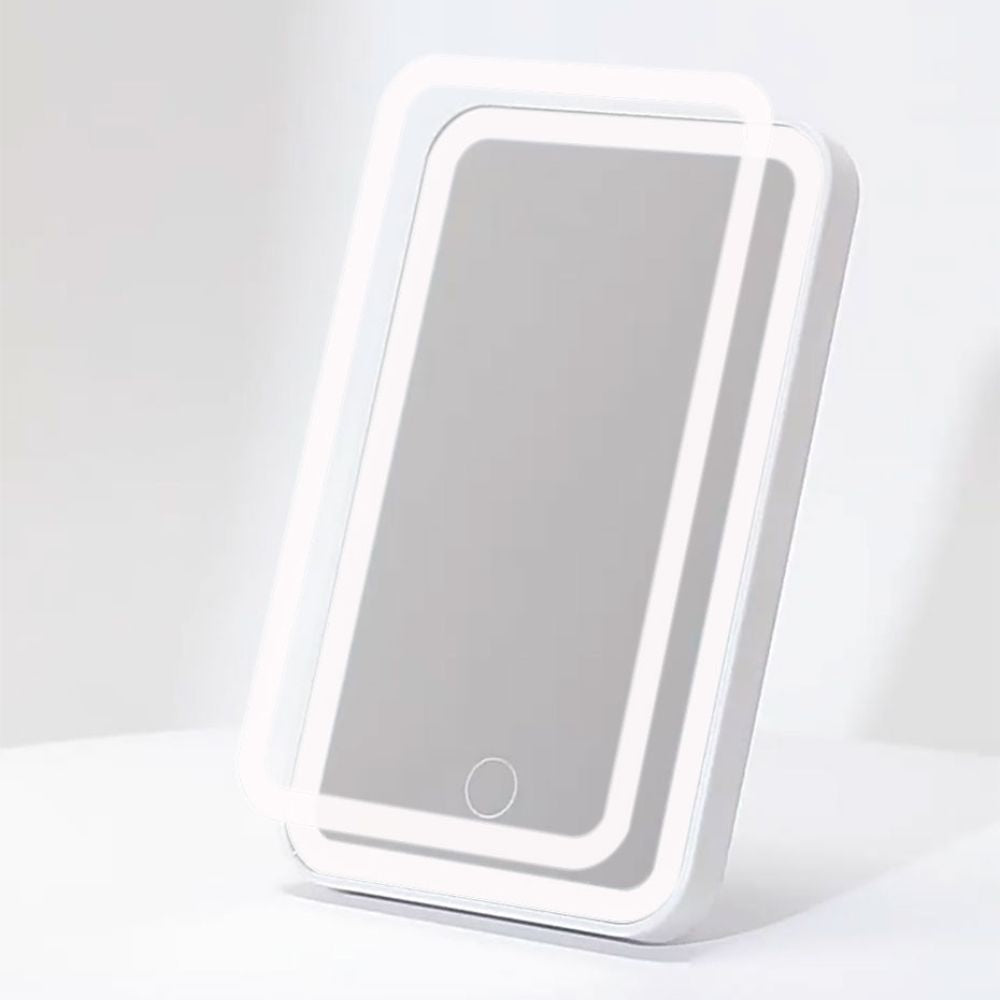 LED Car Vanity Mirror Clip - Sun Visor Lighted Makeup Mirror