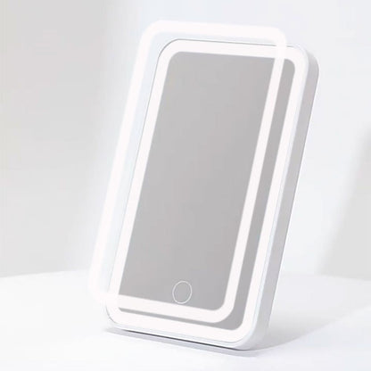 LED Car Vanity Mirror Clip - Sun Visor Lighted Makeup Mirror