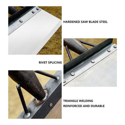Long-Handle Garden Weeder Tool (Weed Removal Shovel) - Stand-Up Weeding for Patio Cracks, Gravel Paths & Garden Borders, No Bending or Kneeling