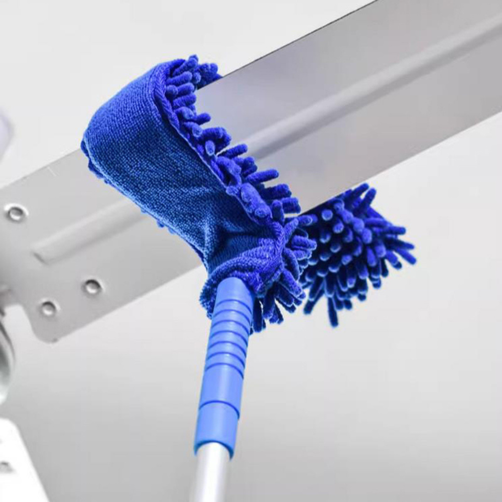 Microfiber Extendable Ceiling Fan Duster - Bendable Long Reach Cleaning Tool