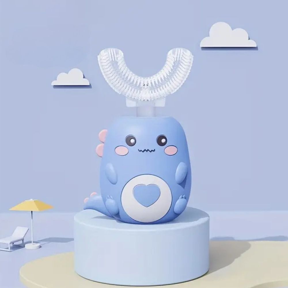 360° U-Shape Rechargeable Sonic Toothbrush for Kids - Hands-Free Design