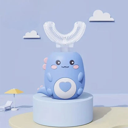 360° U-Shape Rechargeable Sonic Toothbrush for Kids - Hands-Free Design