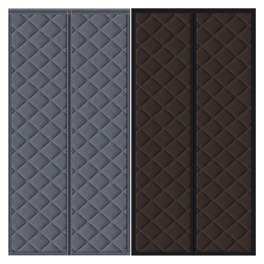 Magnetic Thermal Door Draft Blocker Curtain - Energy Saving Winter Insulation