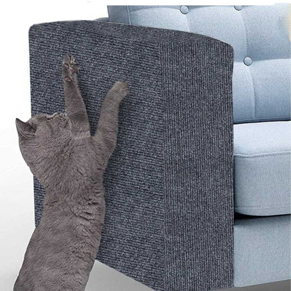 Self-Adhesive Cat Scratch Guard Protector Mat for Couch, Furniture & Walls