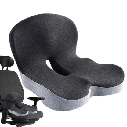 Memory Foam Lumbar Support Pillow - Back Support Seat Cushion for Office Chair, Car Seat & Desk