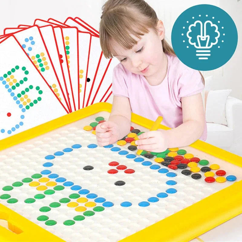 Large Magnetic Drawing Pad for Kids - Montessori Magnetic Doodle Board, Mess-Free Erasable Drawing Toy, 12.5 Inch