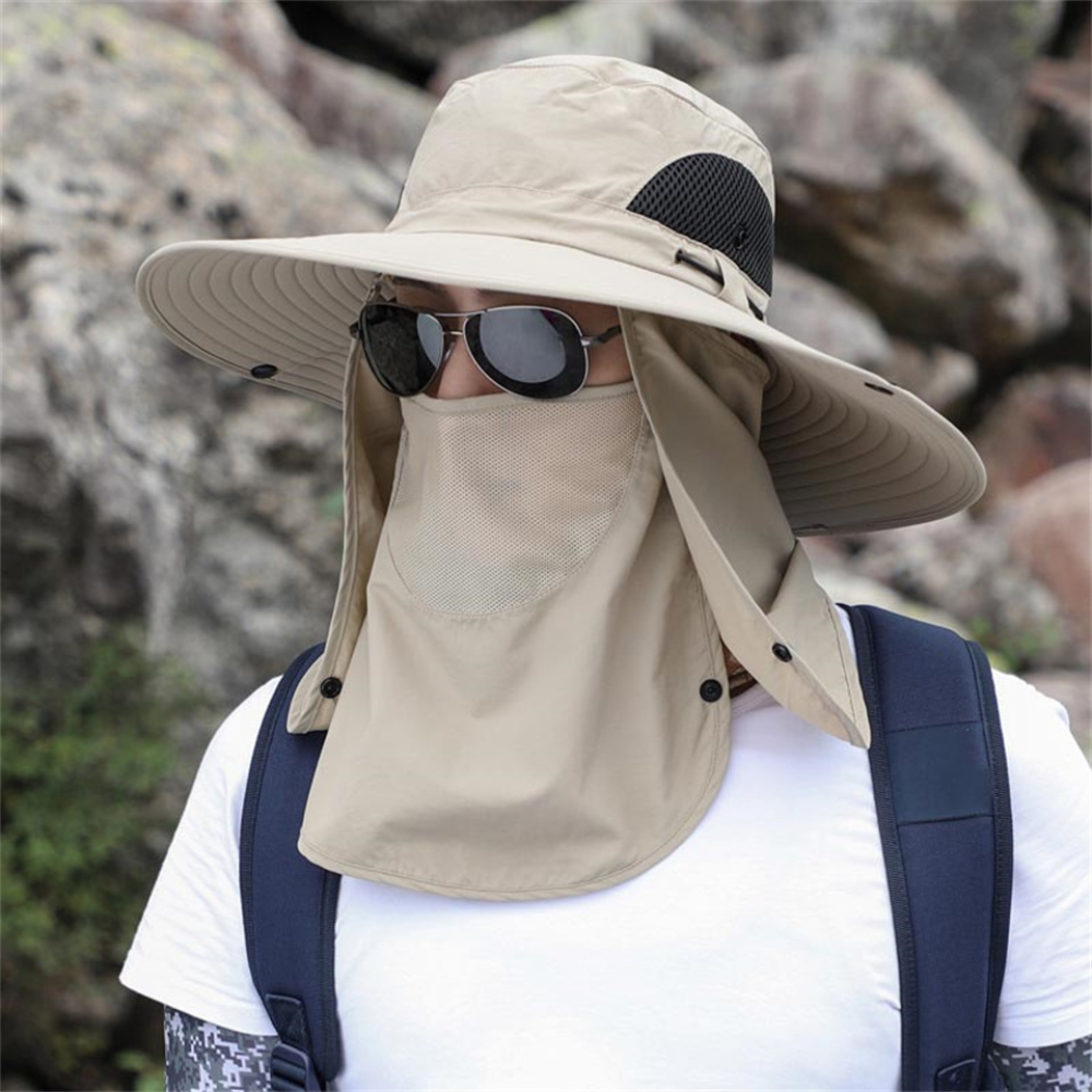 Wide Brim Sun Protection Fishing Hat - UPF50+ Outdoor Bucket Hat