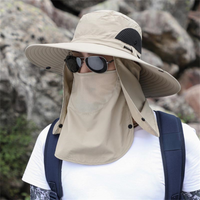 Wide Brim Sun Protection Fishing Hat - UPF50+ Outdoor Bucket Hat