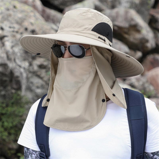 Wide Brim Sun Protection Fishing Hat - UPF50+ Outdoor Bucket Hat