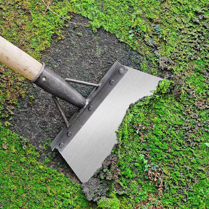 Long-Handle Garden Weeder Tool (Weed Removal Shovel) - Stand-Up Weeding for Patio Cracks, Gravel Paths & Garden Borders, No Bending or Kneeling