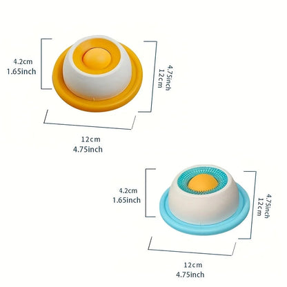 Silicone Slow Feeder Lick Mat for Cats and Dogs - Anxiety Relief Bowl Mat
