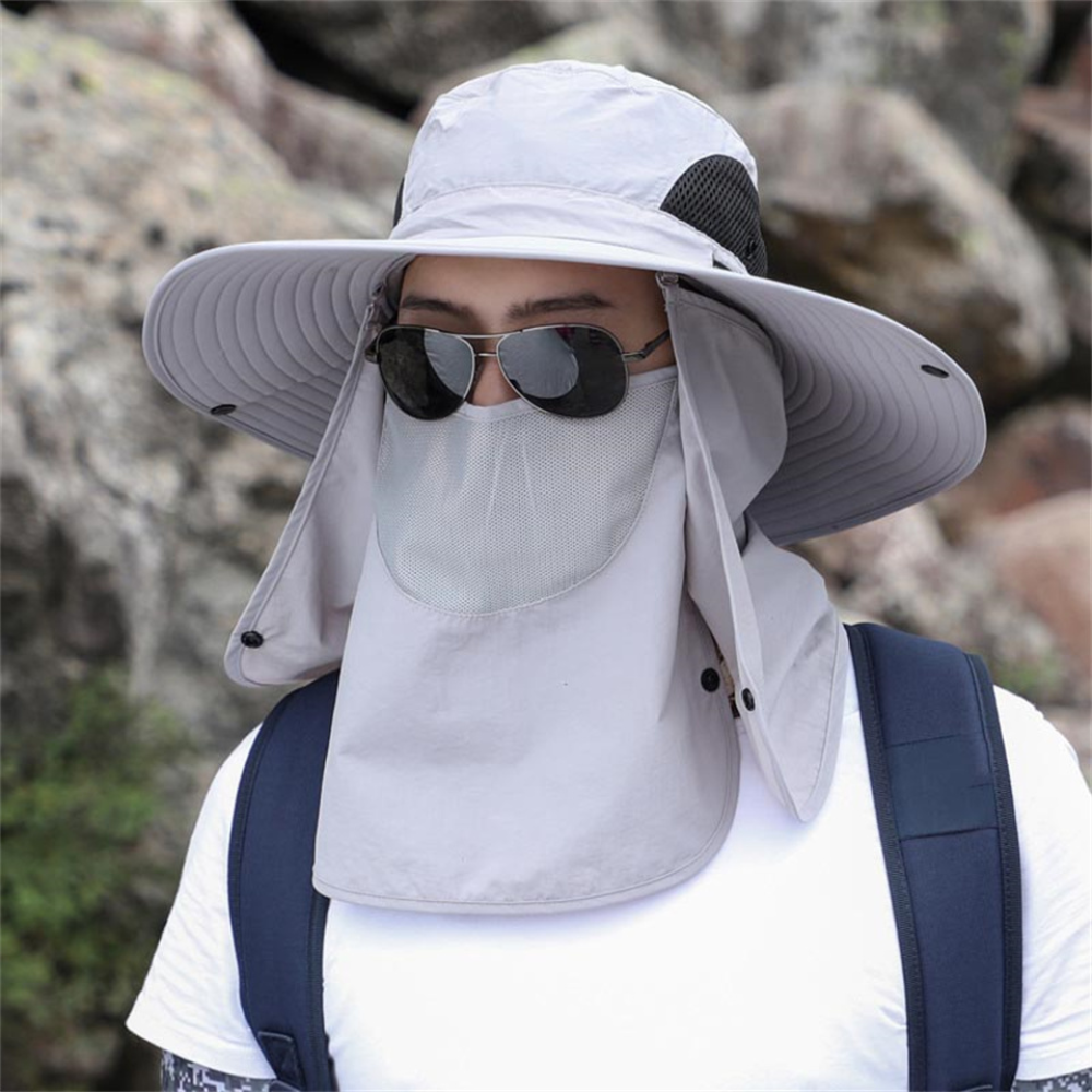 Wide Brim Sun Protection Fishing Hat - UPF50+ Outdoor Bucket Hat