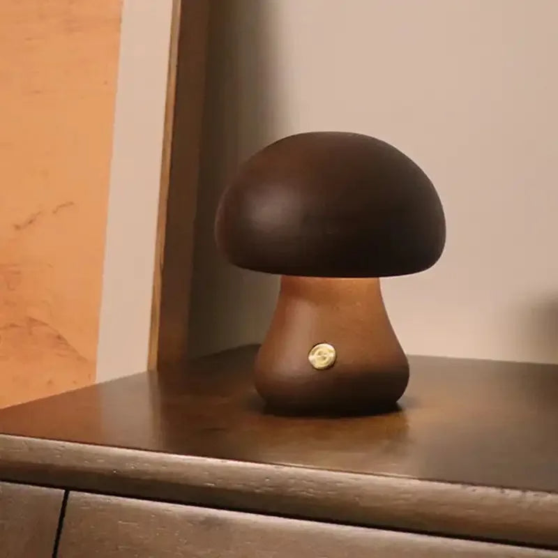 Mushroom Night Light - Touch Control LED Bedside Lamp for Kids, Nursery & Adults, Soft Warm Glow Nightlight for Bedroom