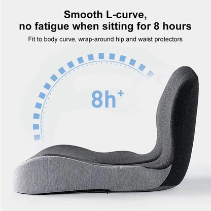 Memory Foam Lumbar Support Pillow - Back Support Seat Cushion for Office Chair, Car Seat & Desk