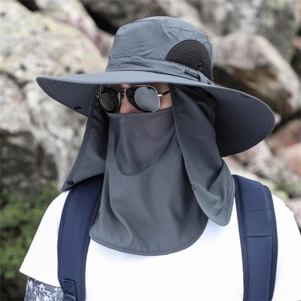Wide Brim Sun Protection Fishing Hat - UPF50+ Outdoor Bucket Hat