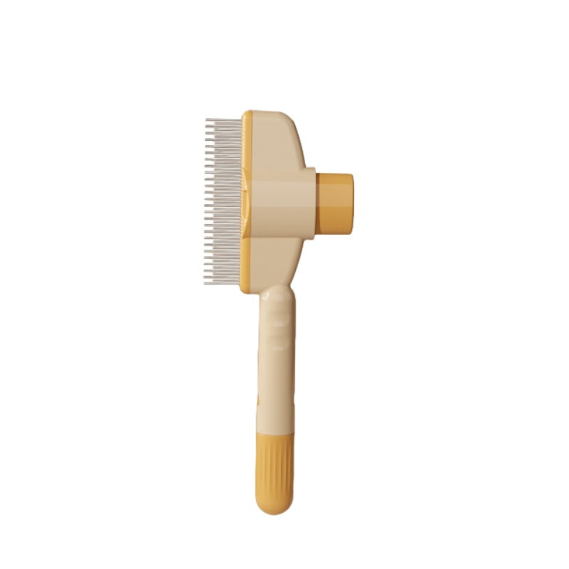 Flea Comb for Dogs and Cats - Self-Cleaning Stainless Steel Flea & Tick Comb with Fine Teeth