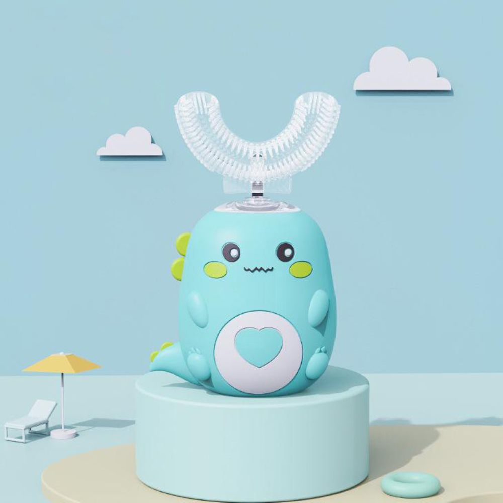 360° U-Shape Rechargeable Sonic Toothbrush for Kids - Hands-Free Design