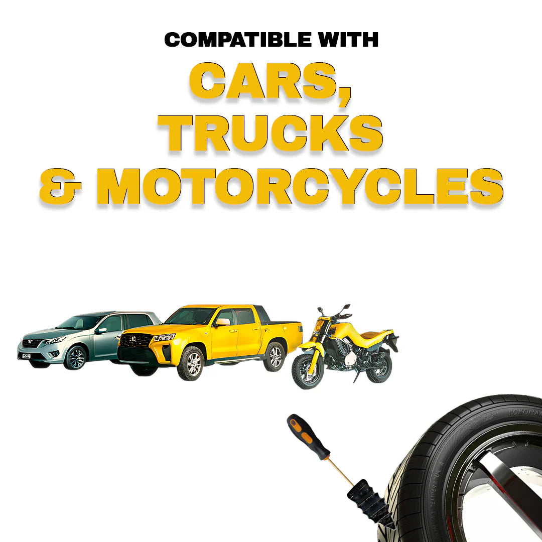 Tire Sealing Nails (10 Pack) - Self-Sealing Puncture Repair Plugs for Car, Truck & Motorcycle Tires, Emergency Flat Tire Fix