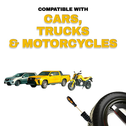 Tire Sealing Nails (10 Pack) - Self-Sealing Puncture Repair Plugs for Car, Truck & Motorcycle Tires, Emergency Flat Tire Fix