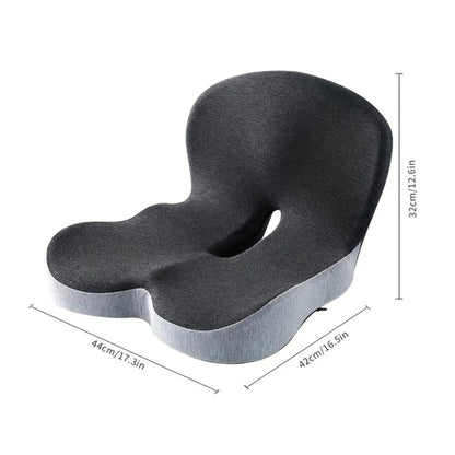 Memory Foam Lumbar Support Pillow - Back Support Seat Cushion for Office Chair, Car Seat & Desk