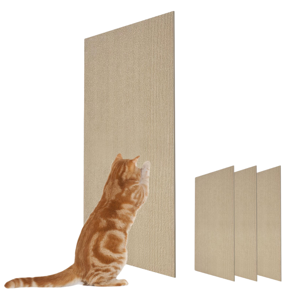Self-Adhesive Cat Scratch Guard Protector Mat for Couch, Furniture & Walls