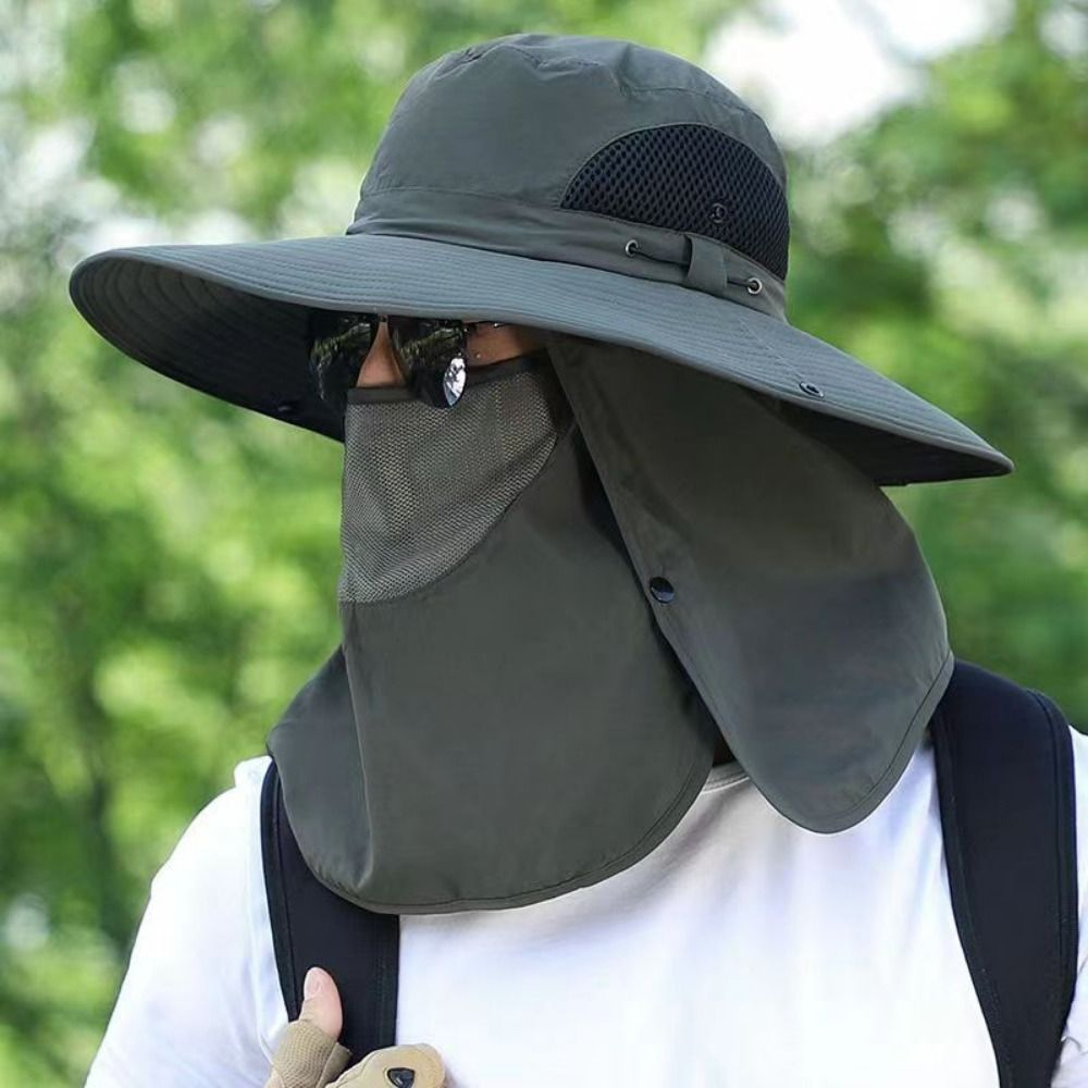 Wide Brim Sun Protection Fishing Hat - UPF50+ Outdoor Bucket Hat