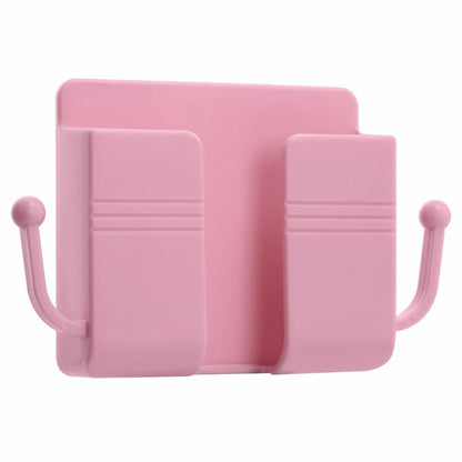 Wall Mounted Remote and Phone Holder - Adhesive No-Drill Storage Organizer