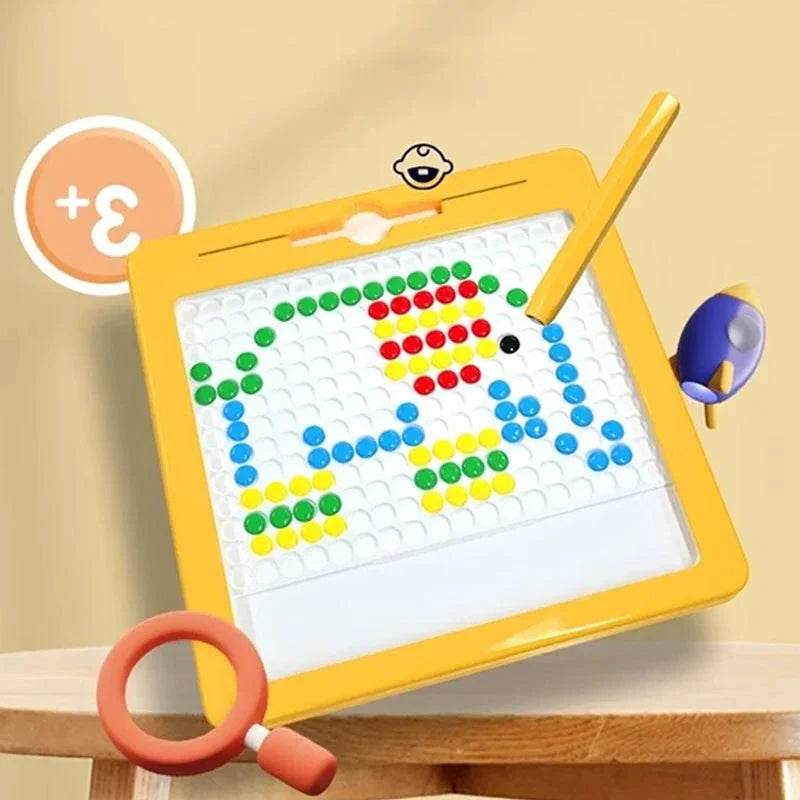 Large Magnetic Drawing Pad for Kids - Montessori Magnetic Doodle Board, Mess-Free Erasable Drawing Toy, 12.5 Inch