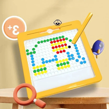 Large Magnetic Drawing Pad for Kids - Montessori Magnetic Doodle Board, Mess-Free Erasable Drawing Toy, 12.5 Inch