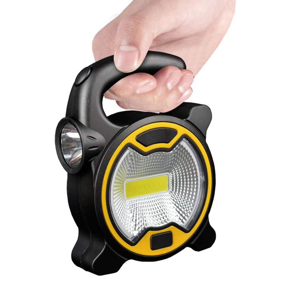Portable COB LED Work Bench Light - Rechargeable Magnetic Base Shop Light
