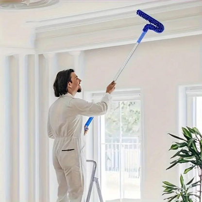 Microfiber Extendable Ceiling Fan Duster - Bendable Long Reach Cleaning Tool