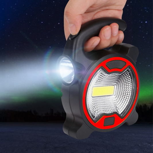 Portable COB LED Work Bench Light - Rechargeable Magnetic Base Shop Light