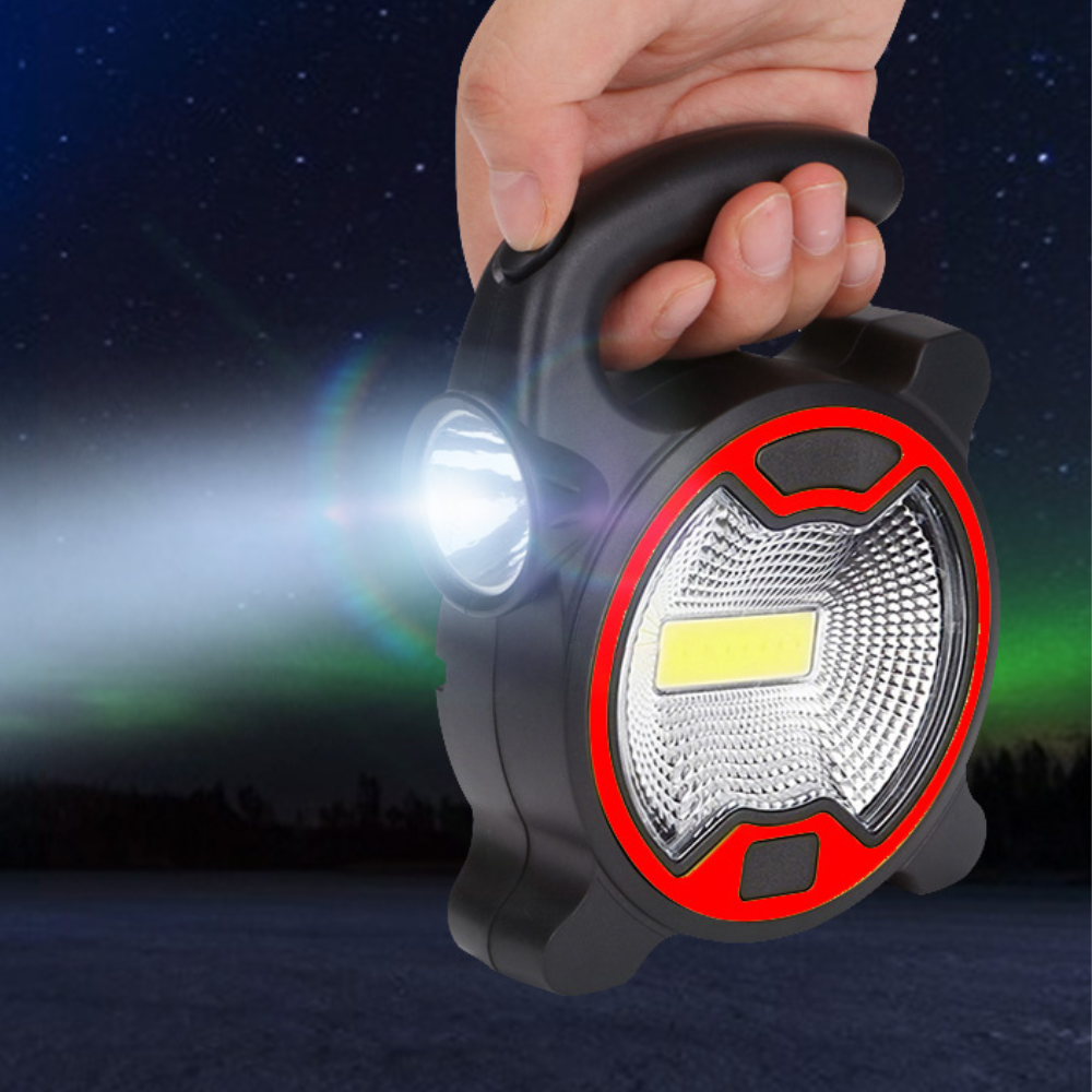 Portable COB LED Work Bench Light - Rechargeable Magnetic Base Shop Light