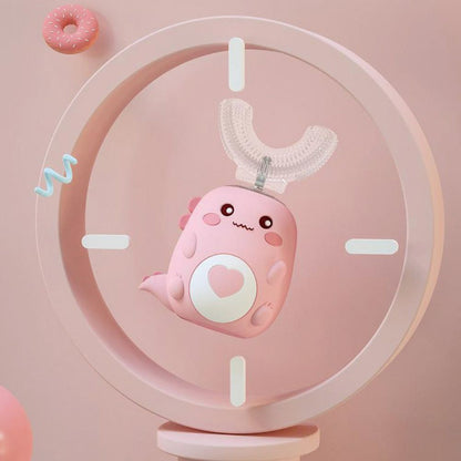360° U-Shape Rechargeable Sonic Toothbrush for Kids - Hands-Free Design