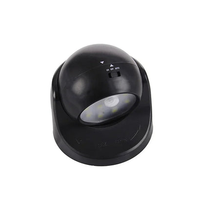 Wireless Motion Sensor LED Spotlight – 360° Rotatable, Battery Powered Outdoor Security Light, No Wiring