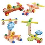 Montessori Wooden Learning Toy for Toddlers & Preschoolers - Educational Stacking & Sorting Toy for Fine Motor Skills, Ages 3+