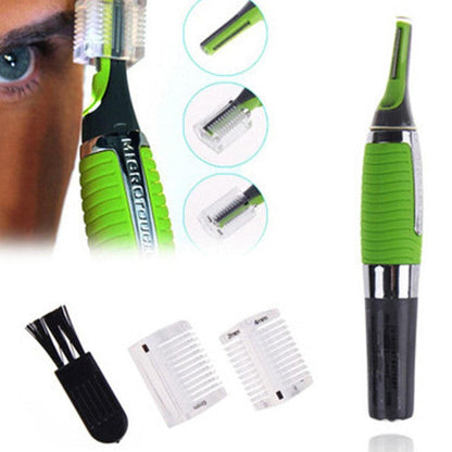Micro Trimmer for Eyebrows, Ears & Nose Hair - Compact Precision Detail Trimmer, Travel-Size Grooming Tool