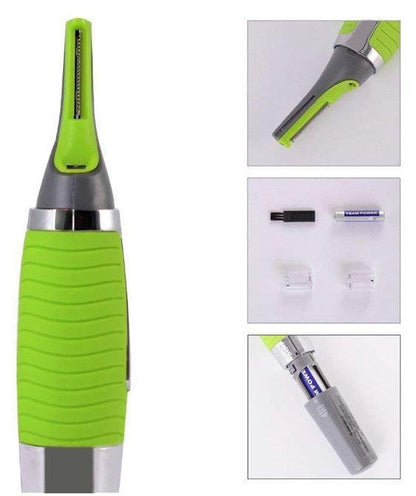 Micro Trimmer for Eyebrows, Ears & Nose Hair - Compact Precision Detail Trimmer, Travel-Size Grooming Tool