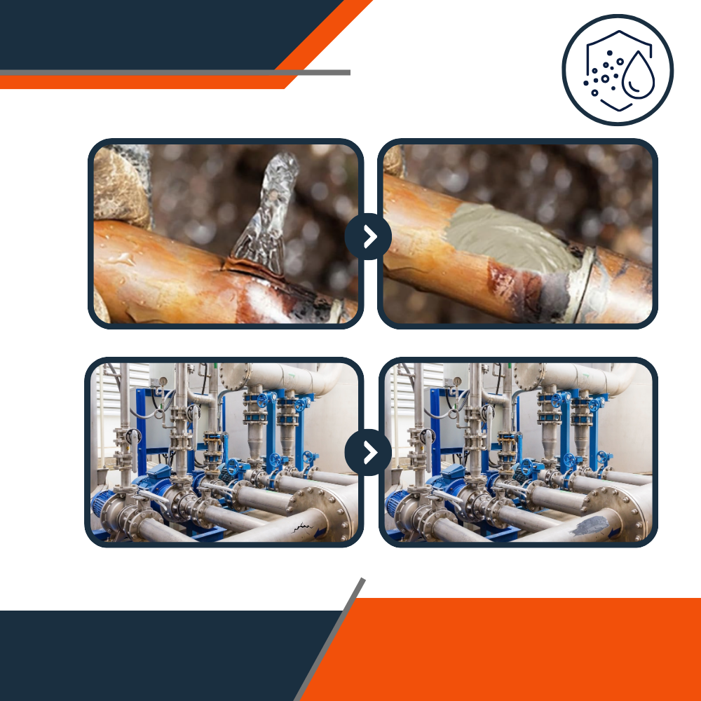 Waterproof Cold-Weld Metal Repair Adhesive Glue for Metal & Steel