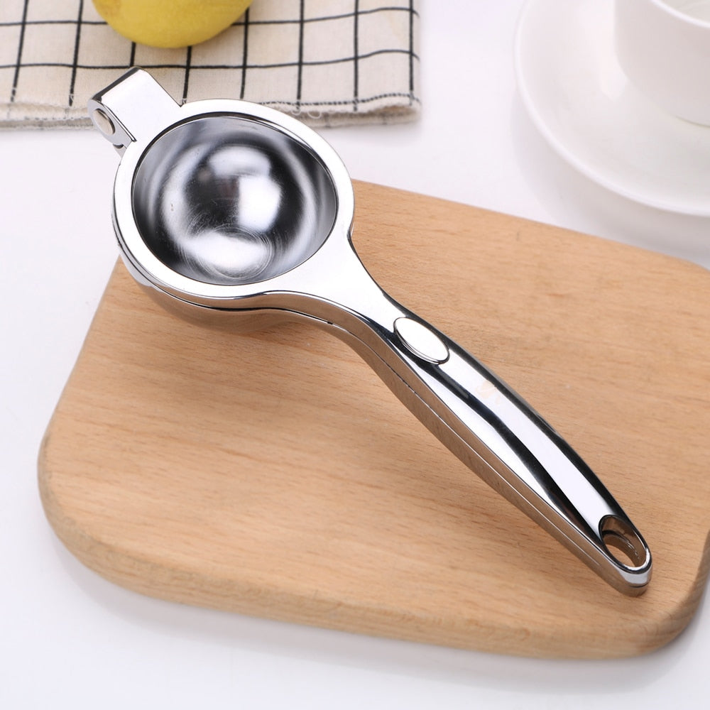 Manual Hand Press Stainless Steel Citrus Juicer for Lemons & Oranges