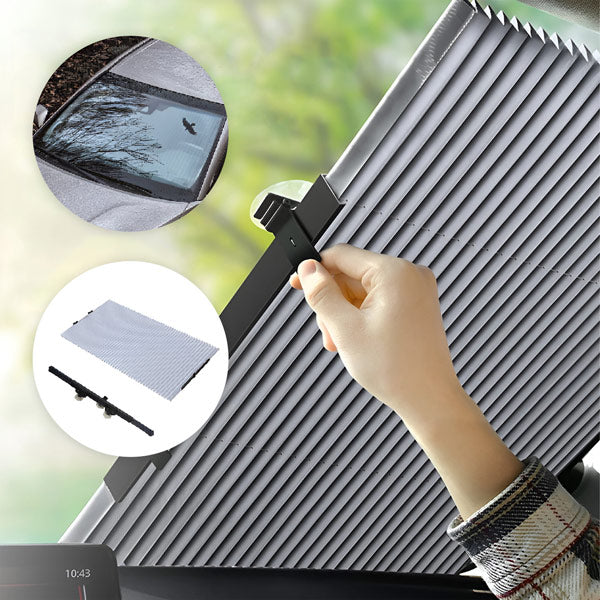 Car Sunshade for Front & Side Windows - UV Ray Blocking, Heat Reflective Windshield Sun Shade, Foldable for Car, SUV & Truck
