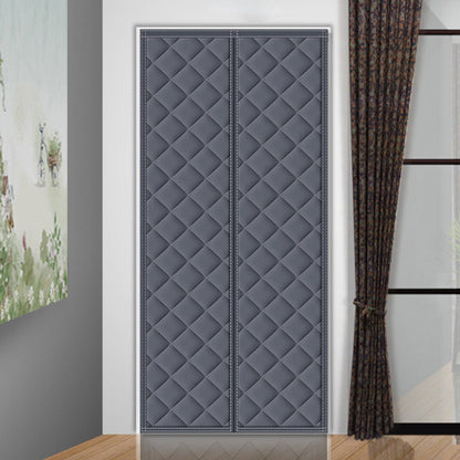 Magnetic Thermal Door Draft Blocker Curtain - Energy Saving Winter Insulation