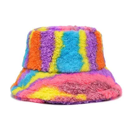 Winter Fur Bucket Hat