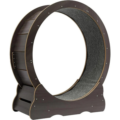 Quiet Cat Exercise Wheel - Indoor Running Wheel for Cats, Low Noise with Cushioned Track