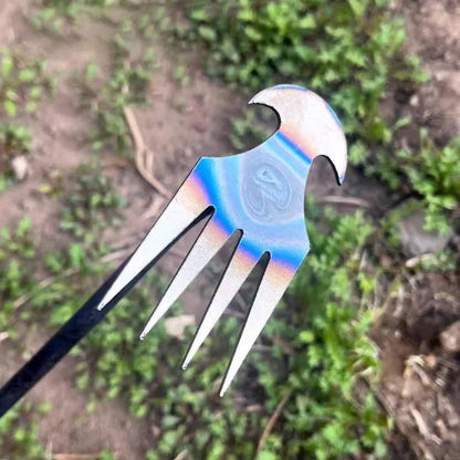 Weed Puller Tool with Steel Claw - Manual Root Removal Garden Weeder, Long Handle Stand-Up Weed Remover for Lawn & Garden Beds