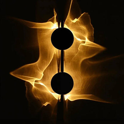 Minimalist Wall Sconce Light Fixture - Modern Flush Mount Round Wall Light for Hallway, Bedroom, Stairway